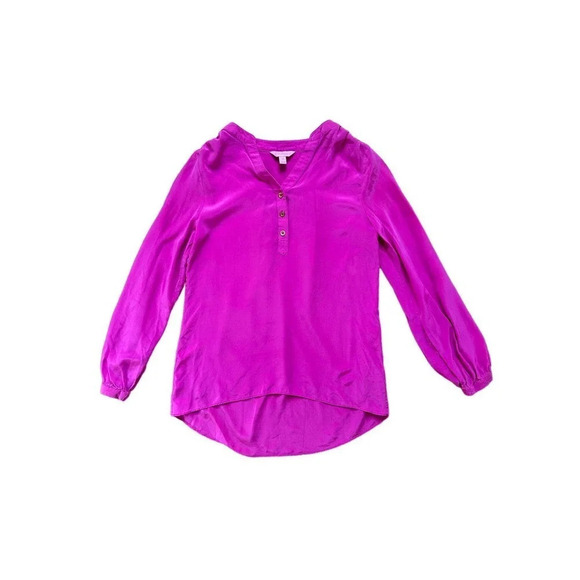 Lily Pulitzer Silk Pink Blouse - Picture 2 of 5